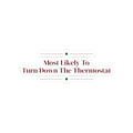 Funny Christmas Sticker Most Likely To Turn Down The Thermostat Family