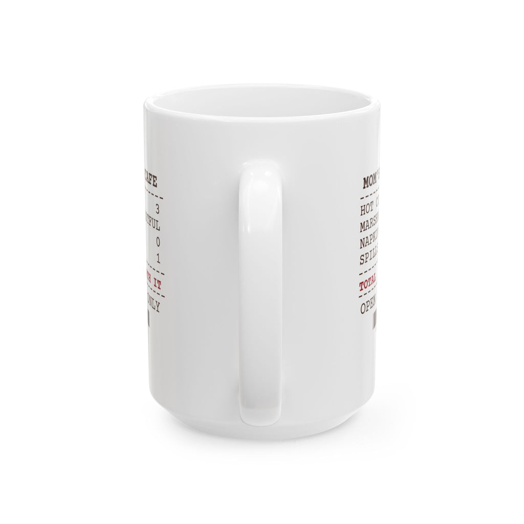 Funny Christmas Coffee Mug Mom's Kitchen Cafe Cocoa Receipt For Moms