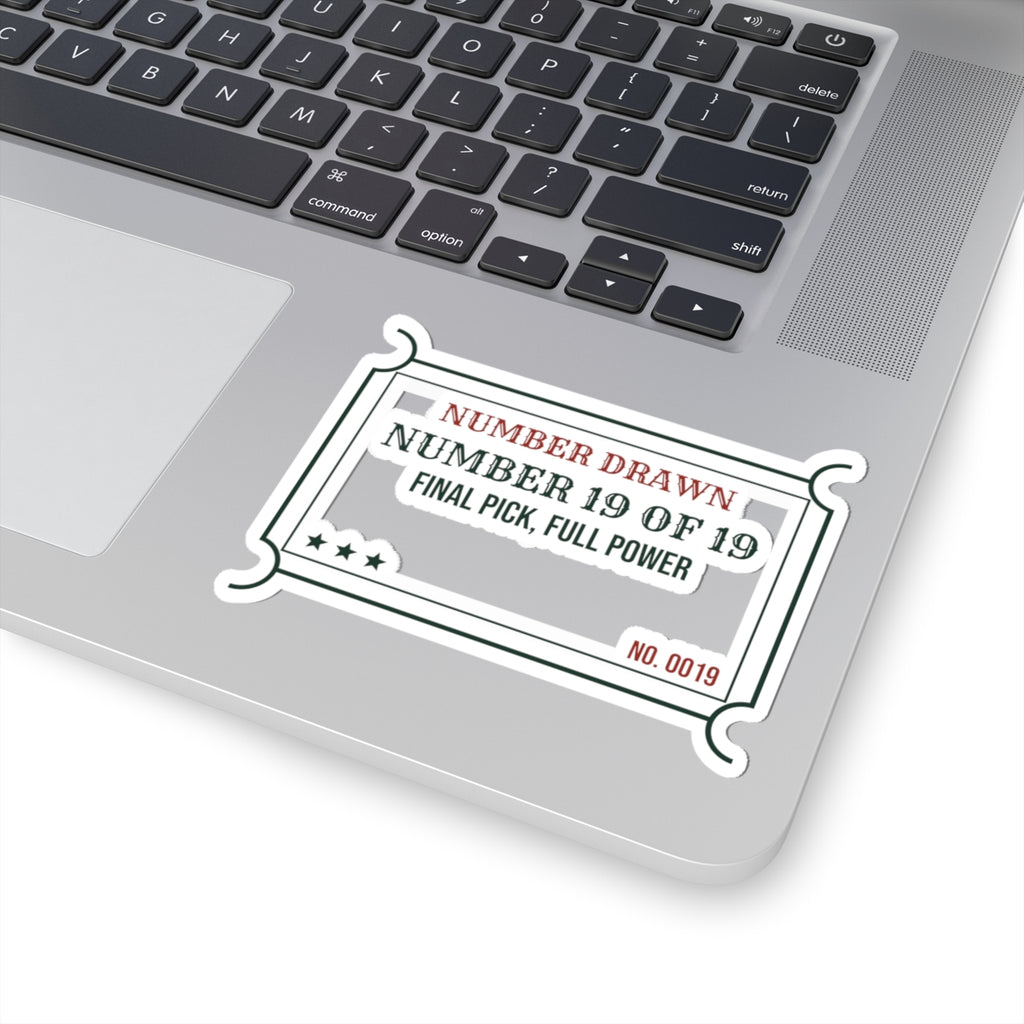 Funny White Elephant Sticker Number 19 Of 19 Final Pick