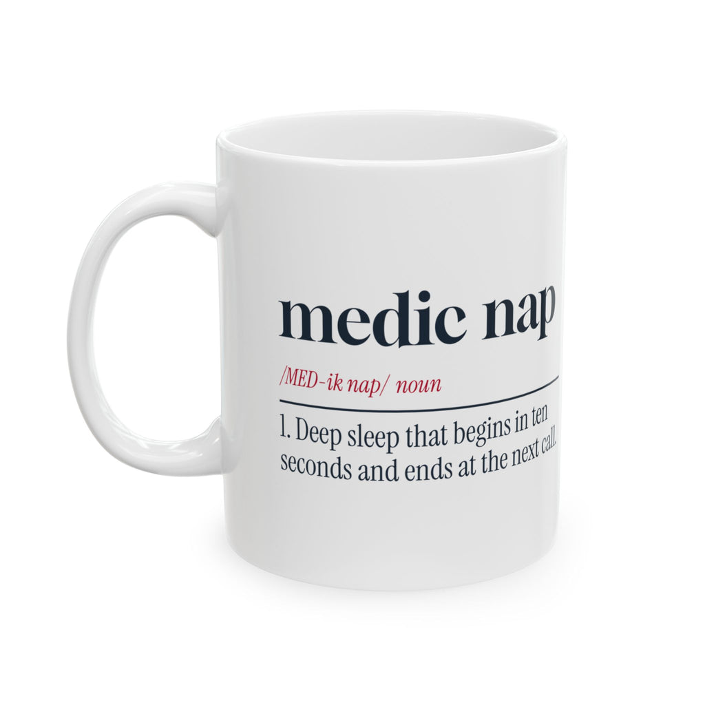 Funny Paramedic Coffee Mug Medic Nap Dictionary Definition
