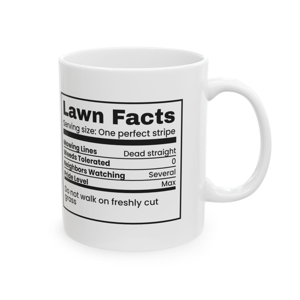 Lawn Care Coffee Mug Lawn Care Facts For Dad