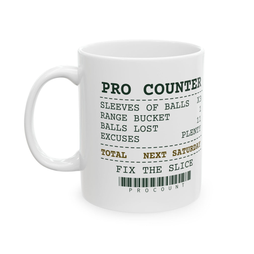 Funny Golf Coffee Mug Balls Lost 11 Excuses Plenty Receipt
