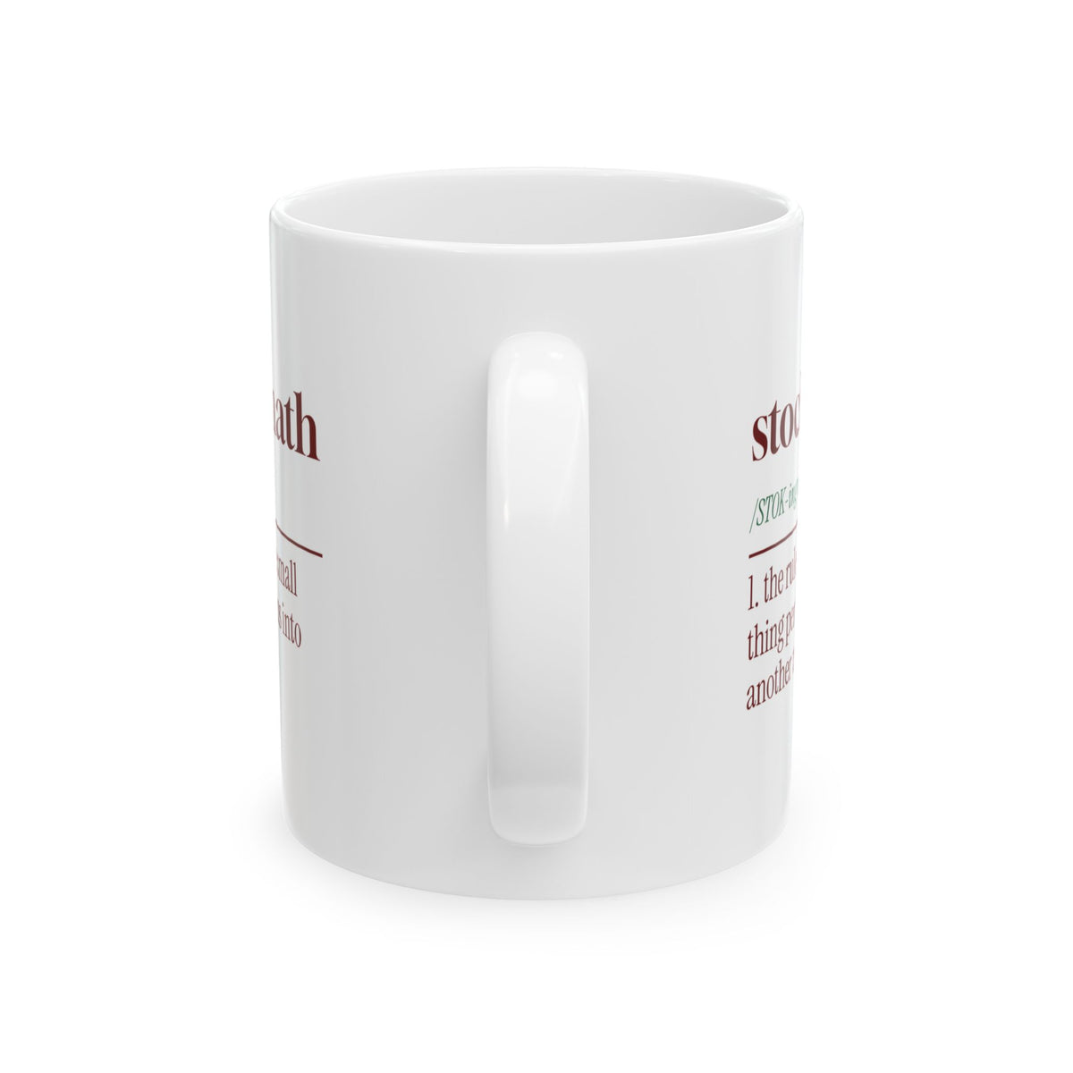 Funny Christmas Coffee Mug Stocking Math Dictionary Definition