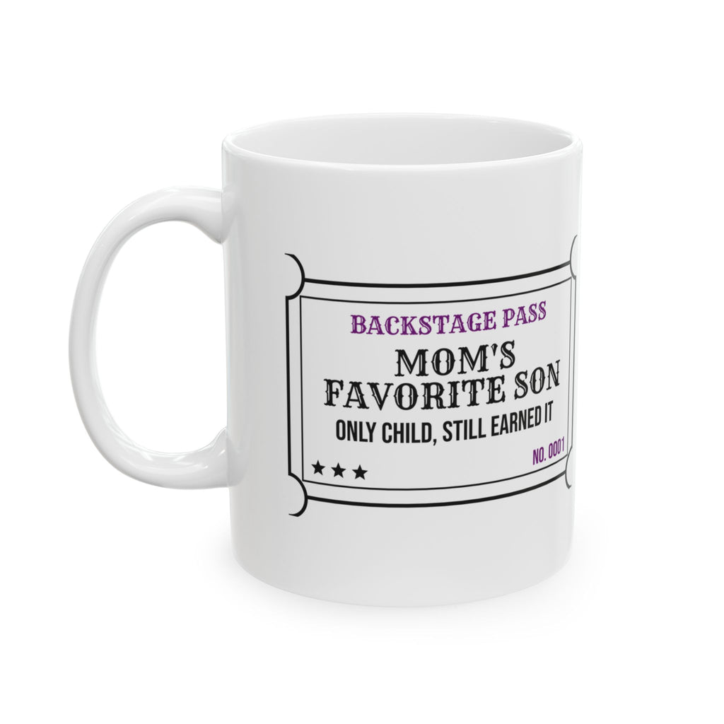 Mom's Favorite Son Coffee Mug For Mom
