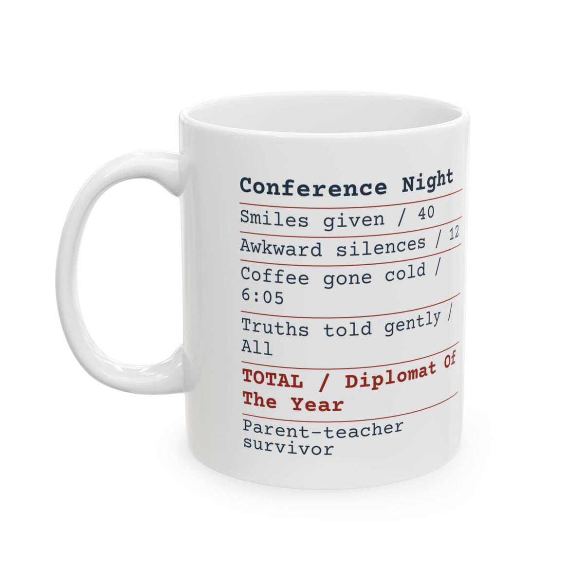 Funny Teacher Conference Coffee Mug Diplomat Of The Year For Teachers