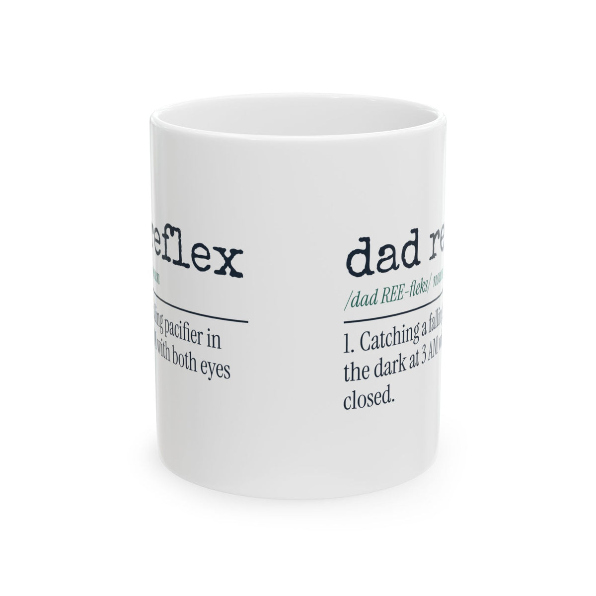Funny New Dad Coffee Mug Dad Reflex Definition For First Time Dads