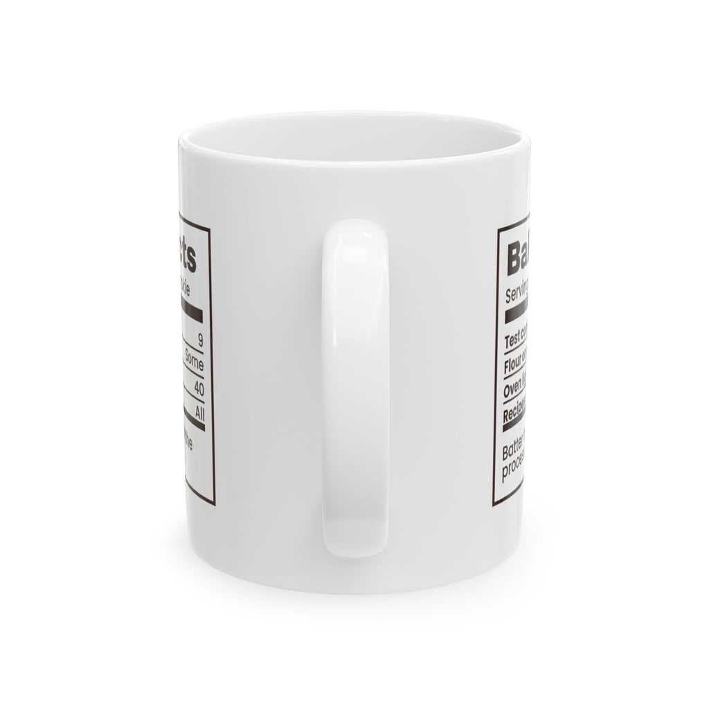Funny Baking Mug Forty Oven Light Checks Baker Facts For Bakers