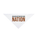 Golden Retriever Dad Dog Bandana "Golden Retriever Dad Nation" For Men