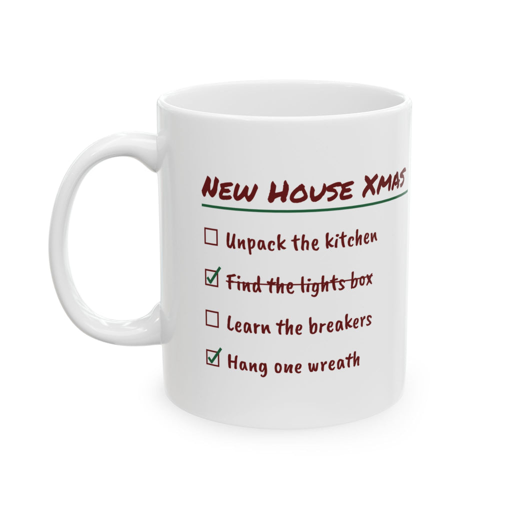 Funny Christmas Coffee Mug Learn The Breakers Hang One Wreath New House
