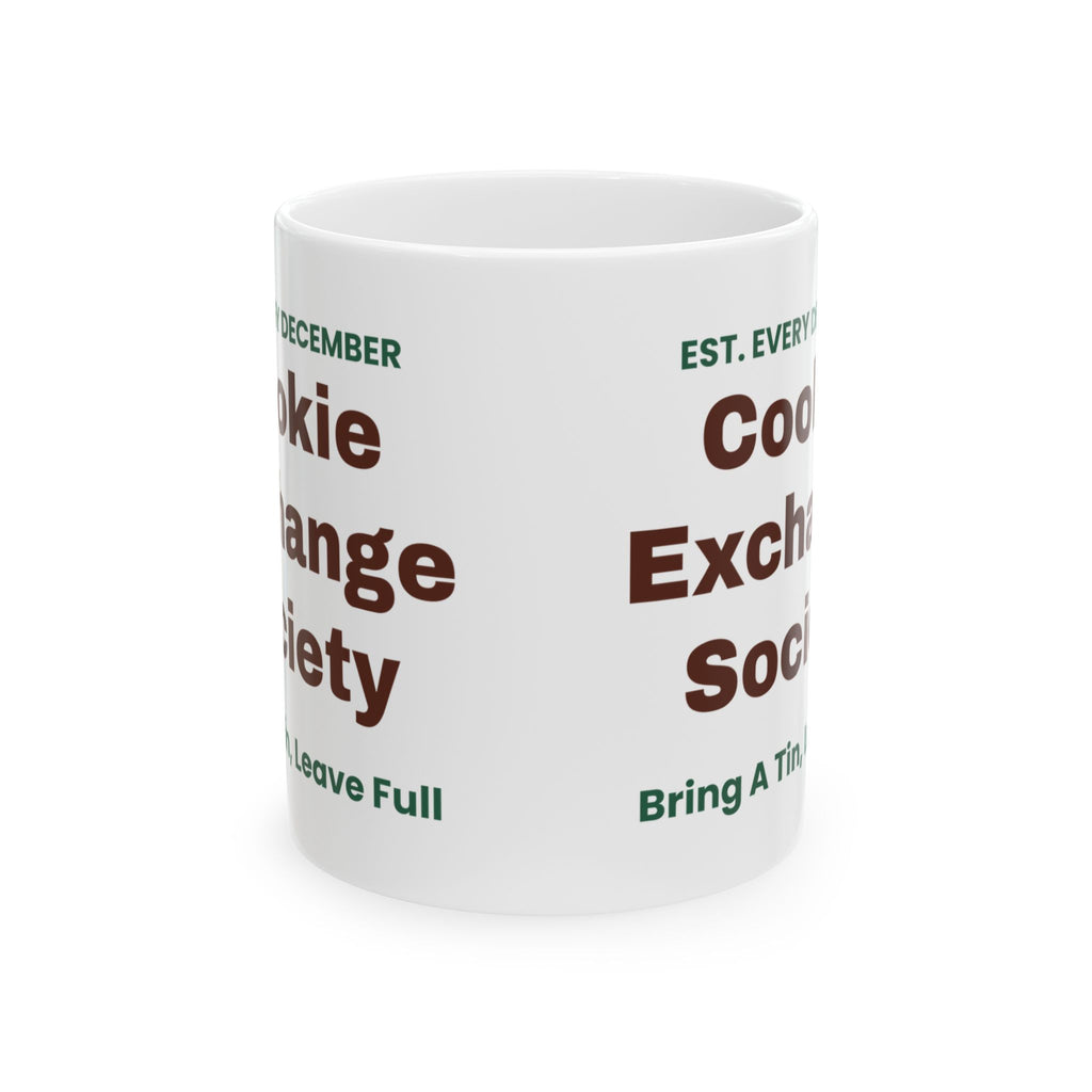 Christmas Cookie Coffee Mug Cookie Exchange Society Bring A Tin