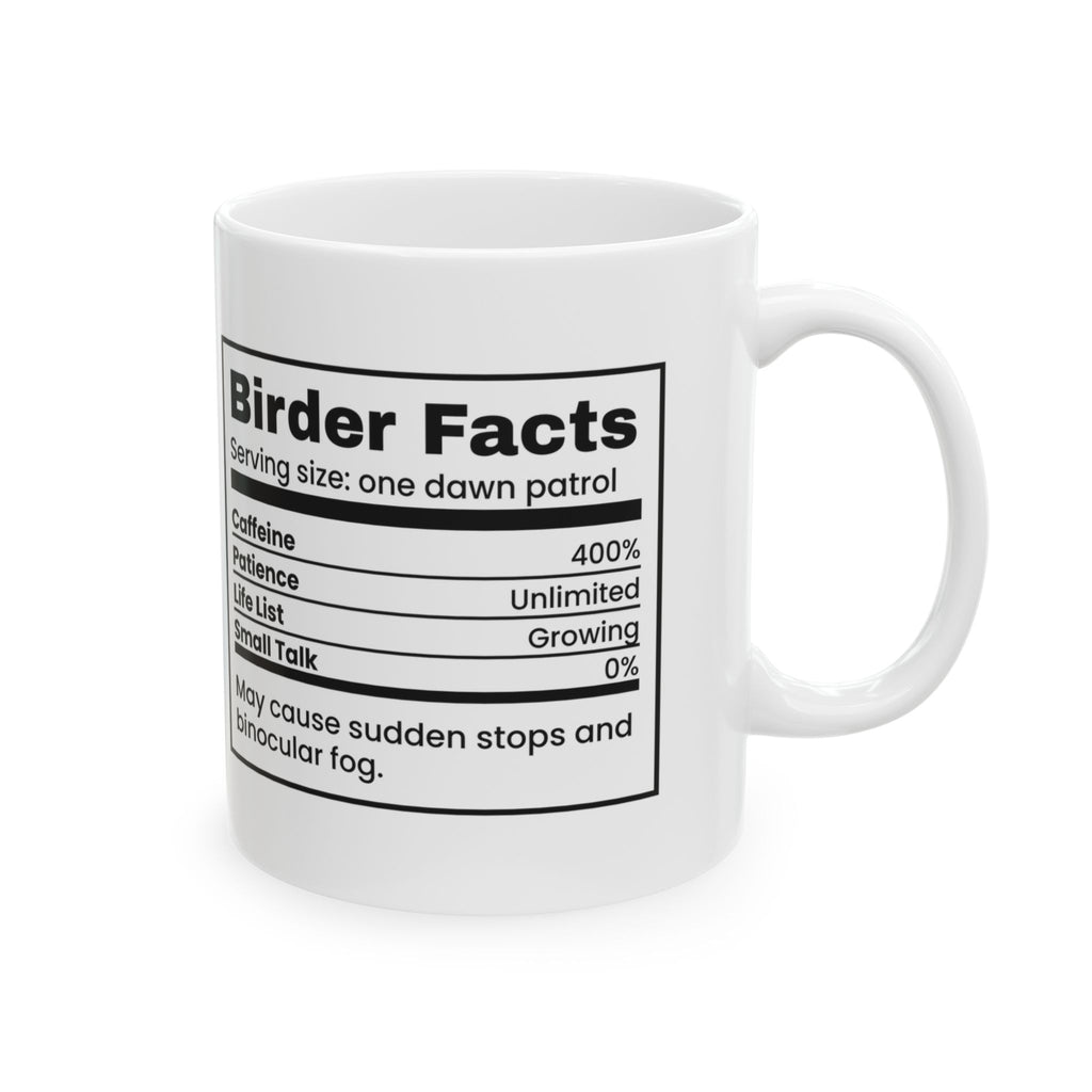 Birder Coffee Mug Birder Facts Caffeine 400%