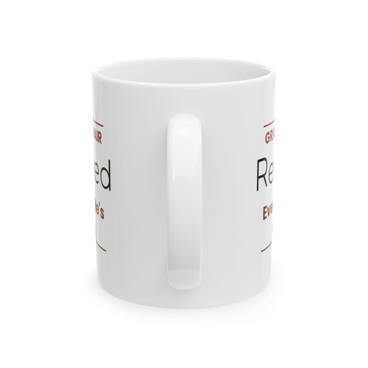 Funny Grandpa Chair Sign Coffee Mug For Grandpa
