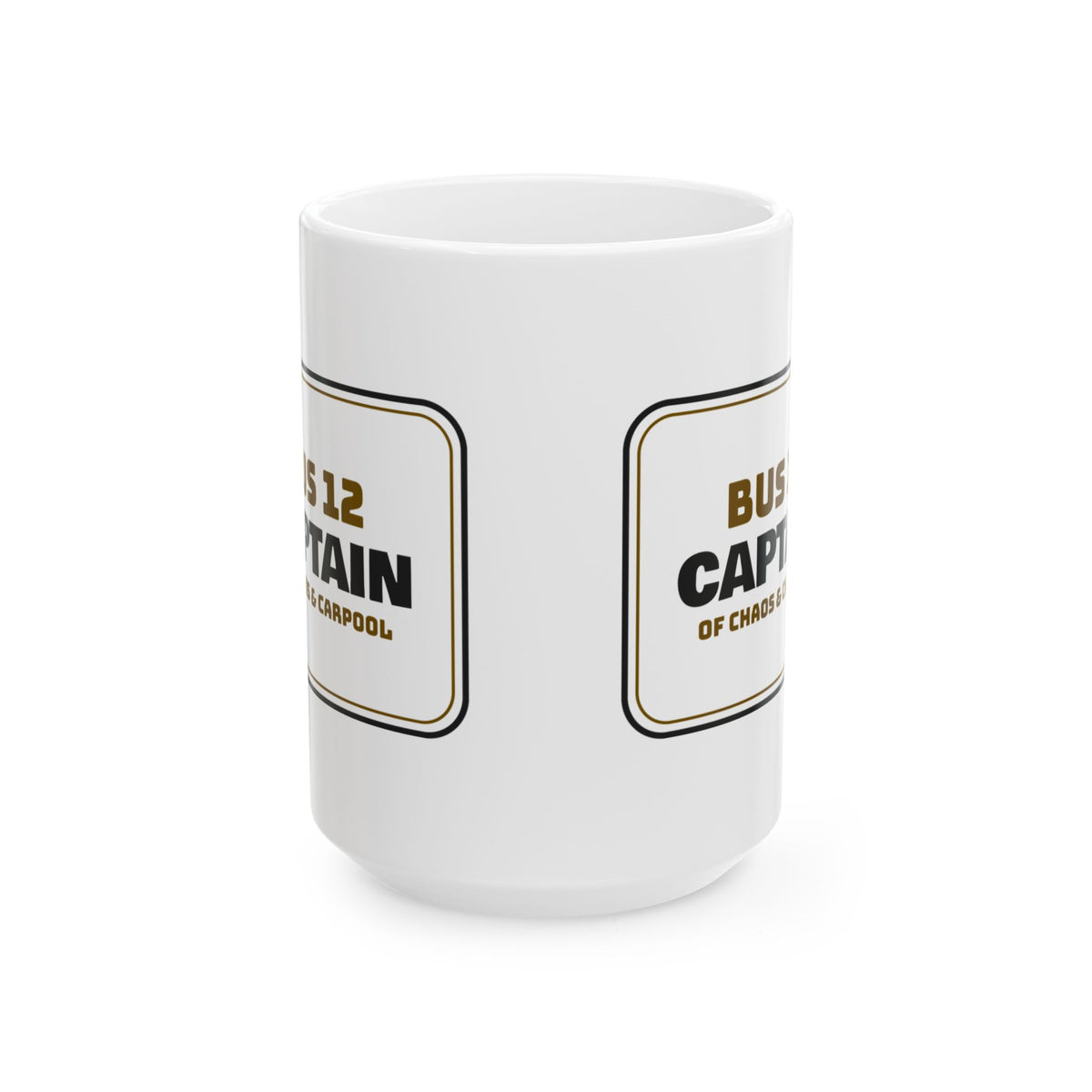 Funny Bus Driver Coffee Mug Captain Of Chaos For Bus Drivers