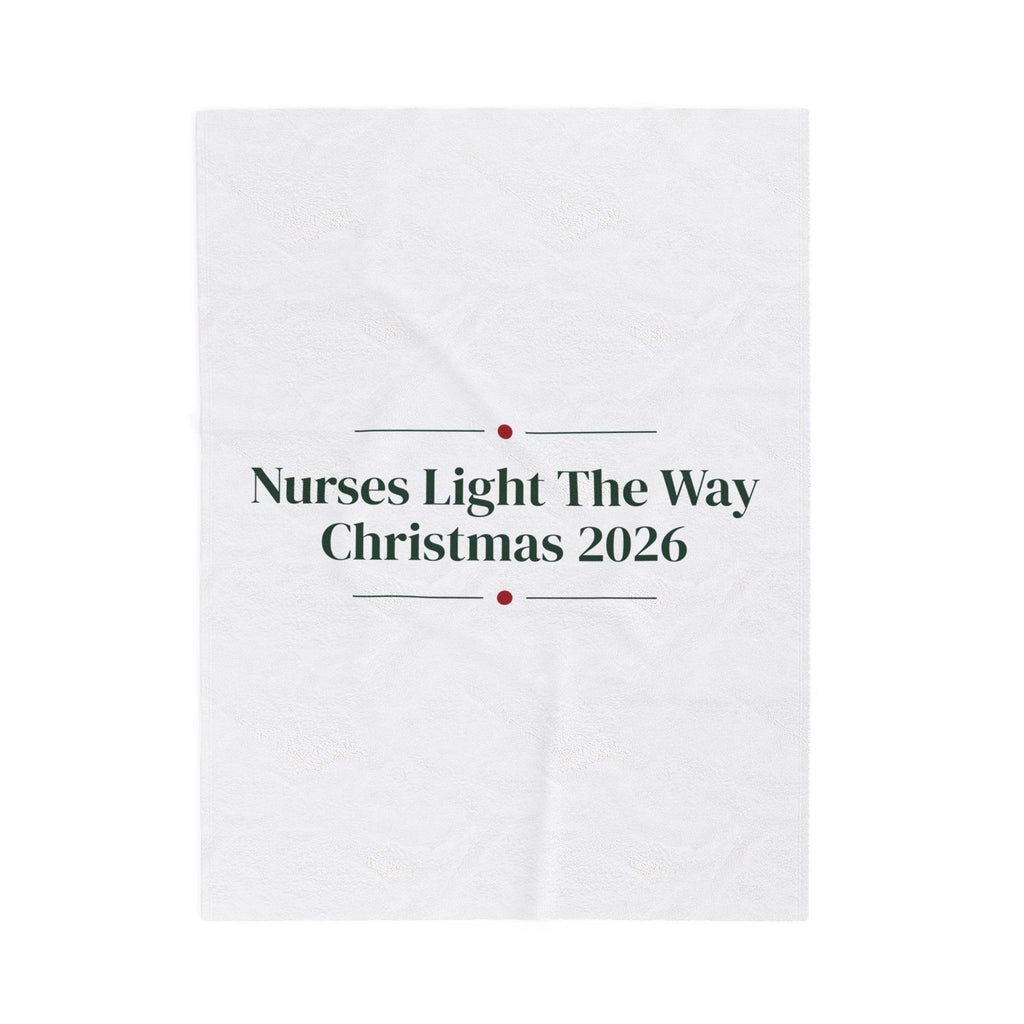 Christmas Throw Blanket Nurses Light The Way Christmas 2026 For Nurses