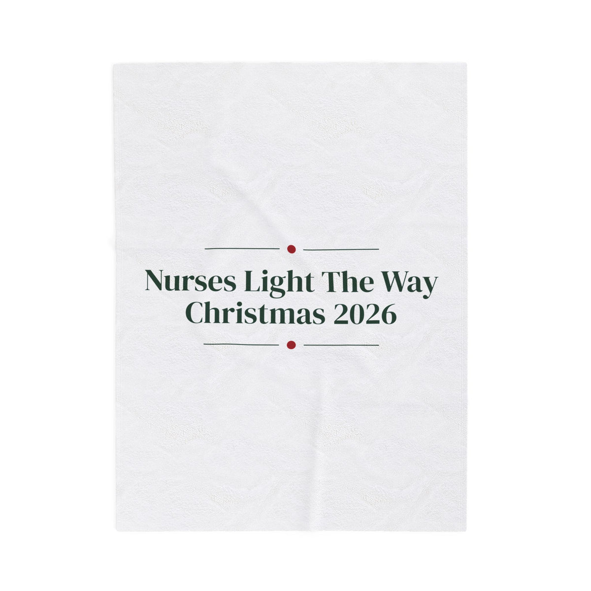 Christmas Throw Blanket Nurses Light The Way Christmas 2026 For Nurses