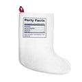 Funny Christmas Coworker Christmas Stocking Office Party Facts Label