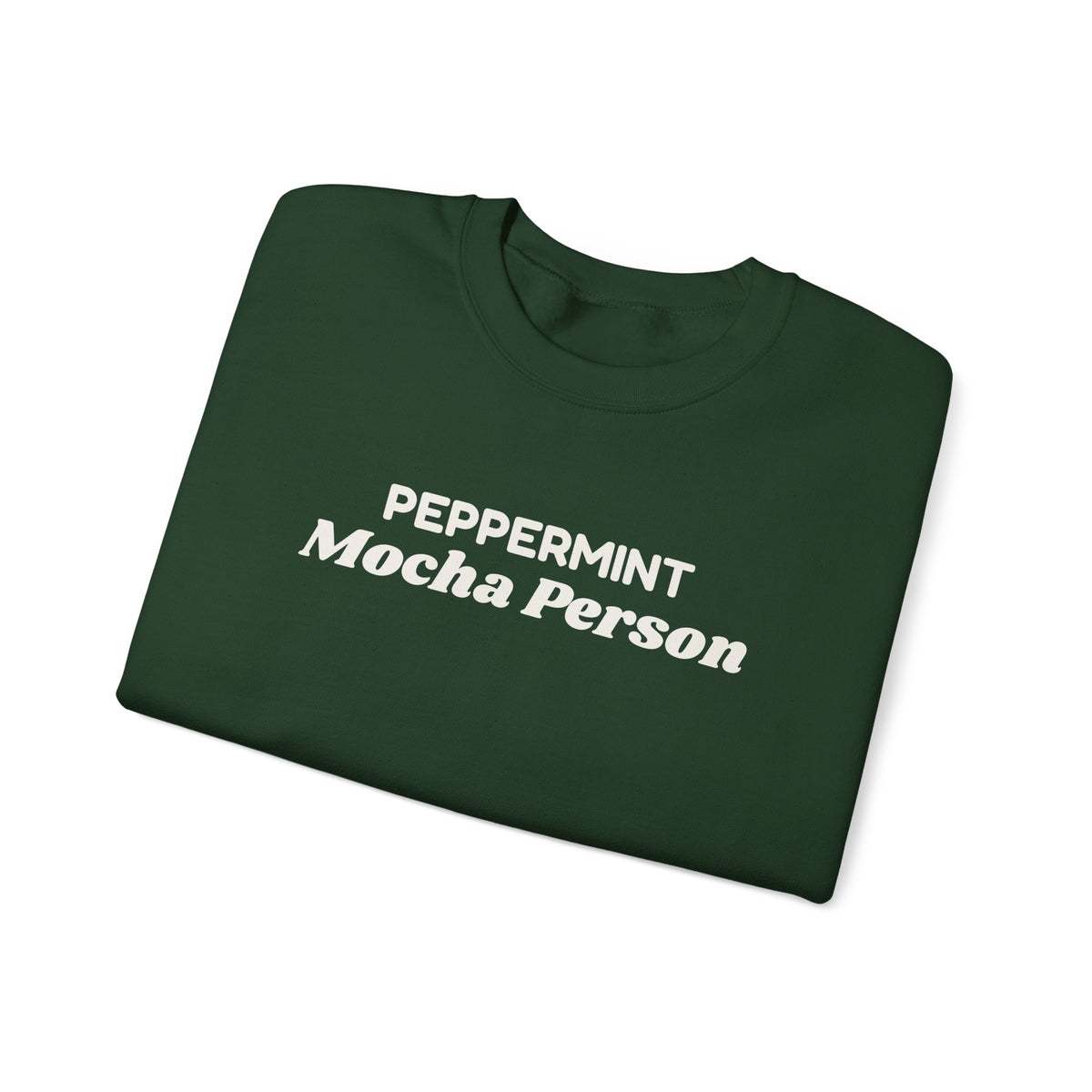Christmas Sweatshirt Peppermint Mocha Person For Coffee Lovers