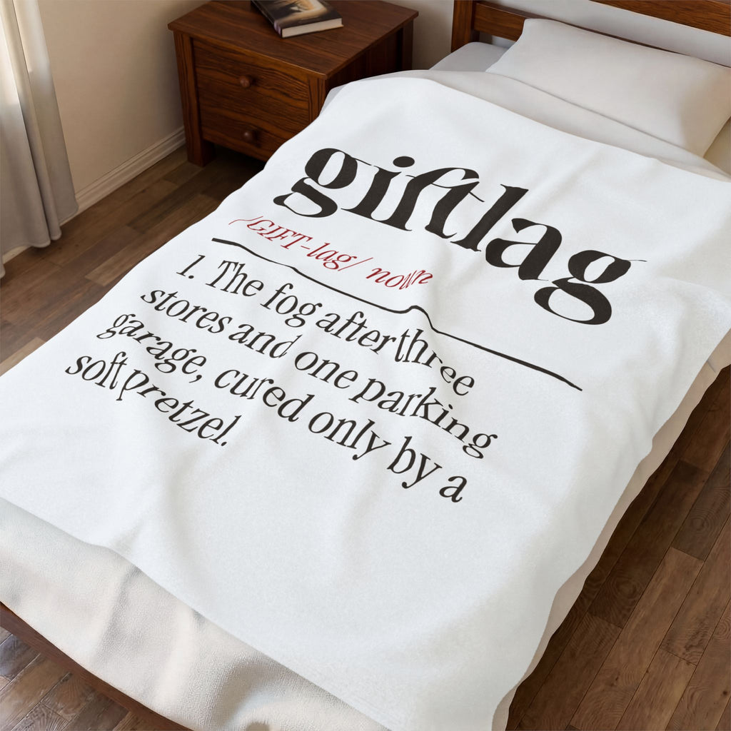 Funny Christmas Shopping Throw Blanket Giftlag Definition For Shoppers