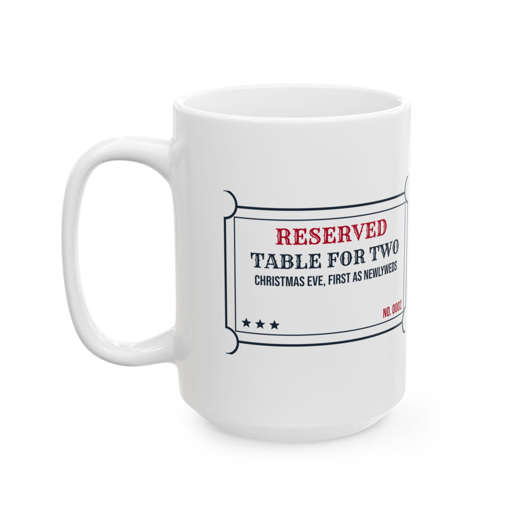 Christmas Coffee Mug Table For Two Christmas Eve 2026 Newlyweds