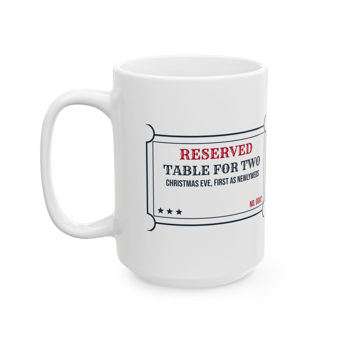 Christmas Coffee Mug Table For Two Christmas Eve 2026 Newlyweds