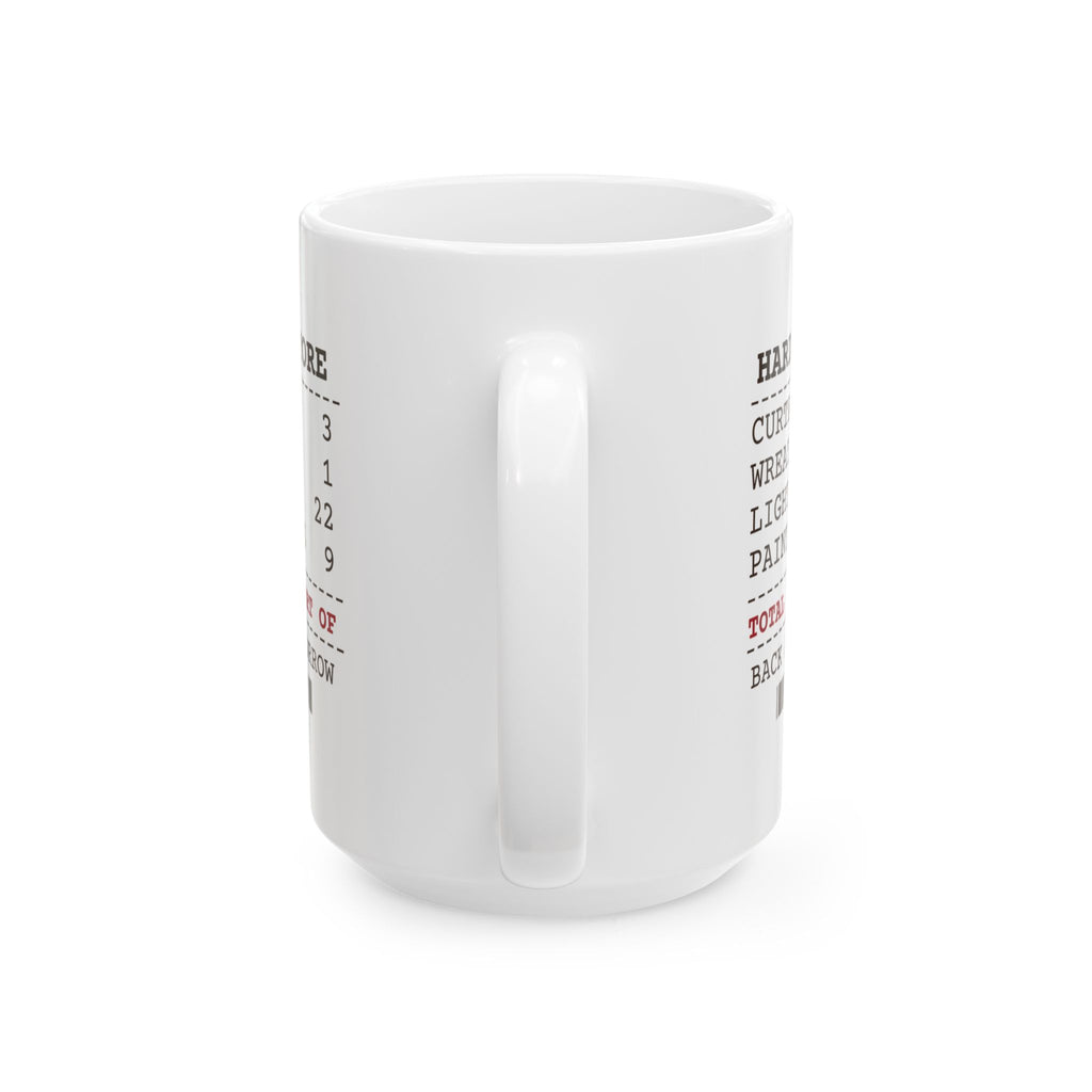 Funny New Homeowner Christmas Coffee Mug Hardware Store Receipt