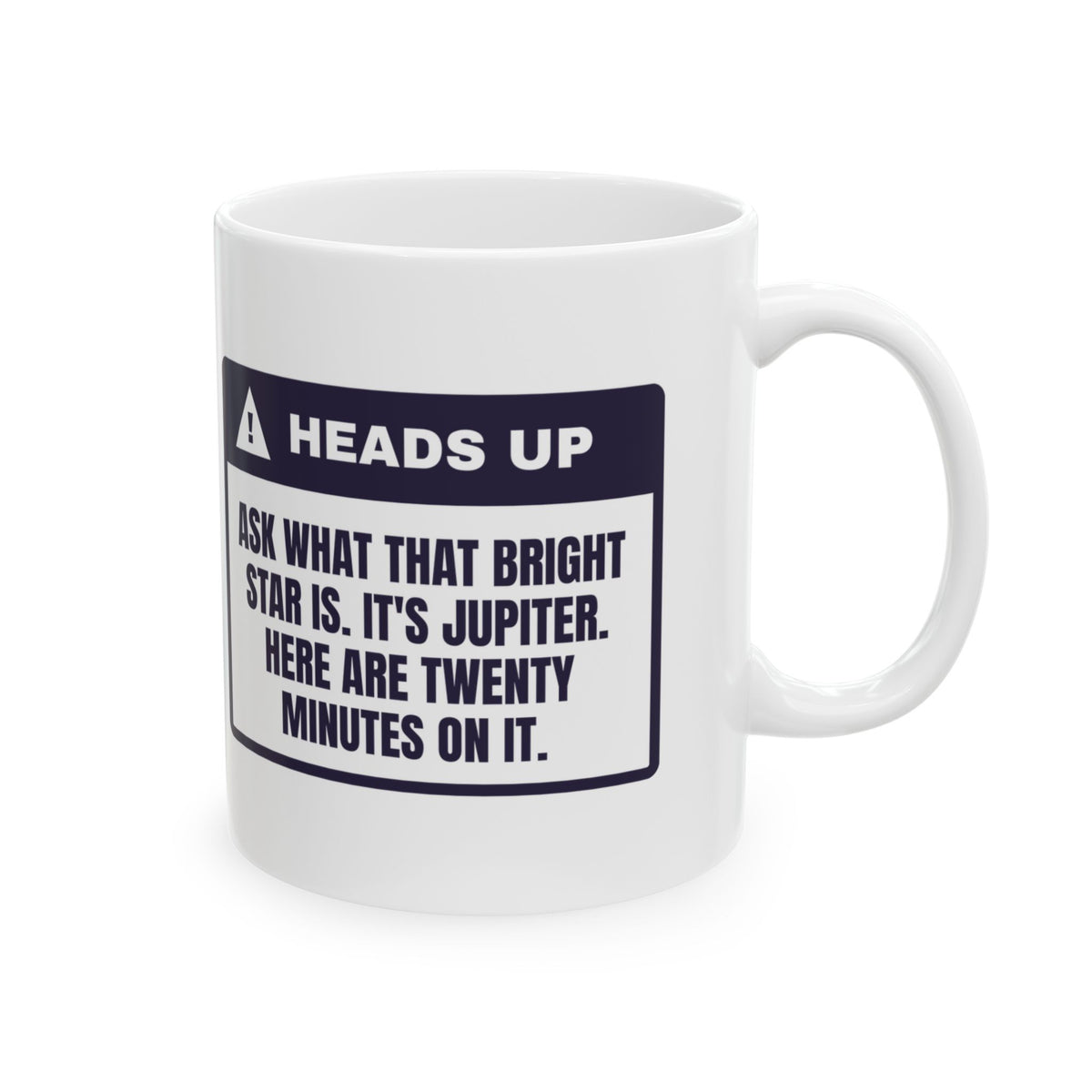 Funny Astronomy Coffee Mug That's Jupiter Here's 20 Minutes