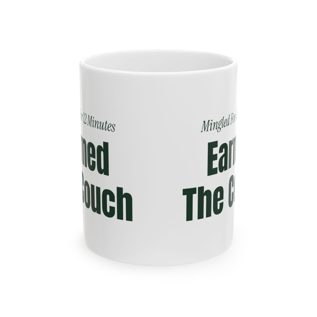 Funny Introvert Christmas Coffee Mug Mingled For 12 Minutes