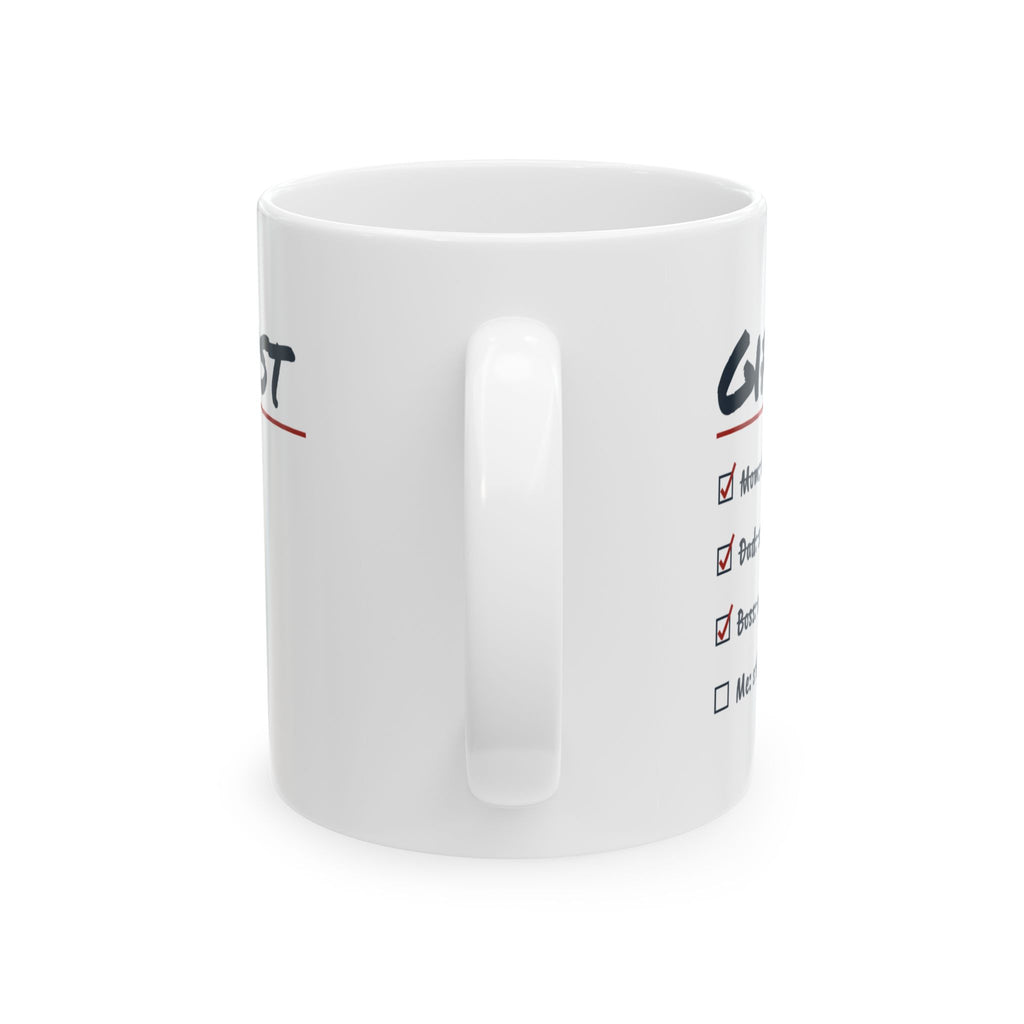 Funny Christmas Shopping Coffee Mug Shopping List Me Still Shopping