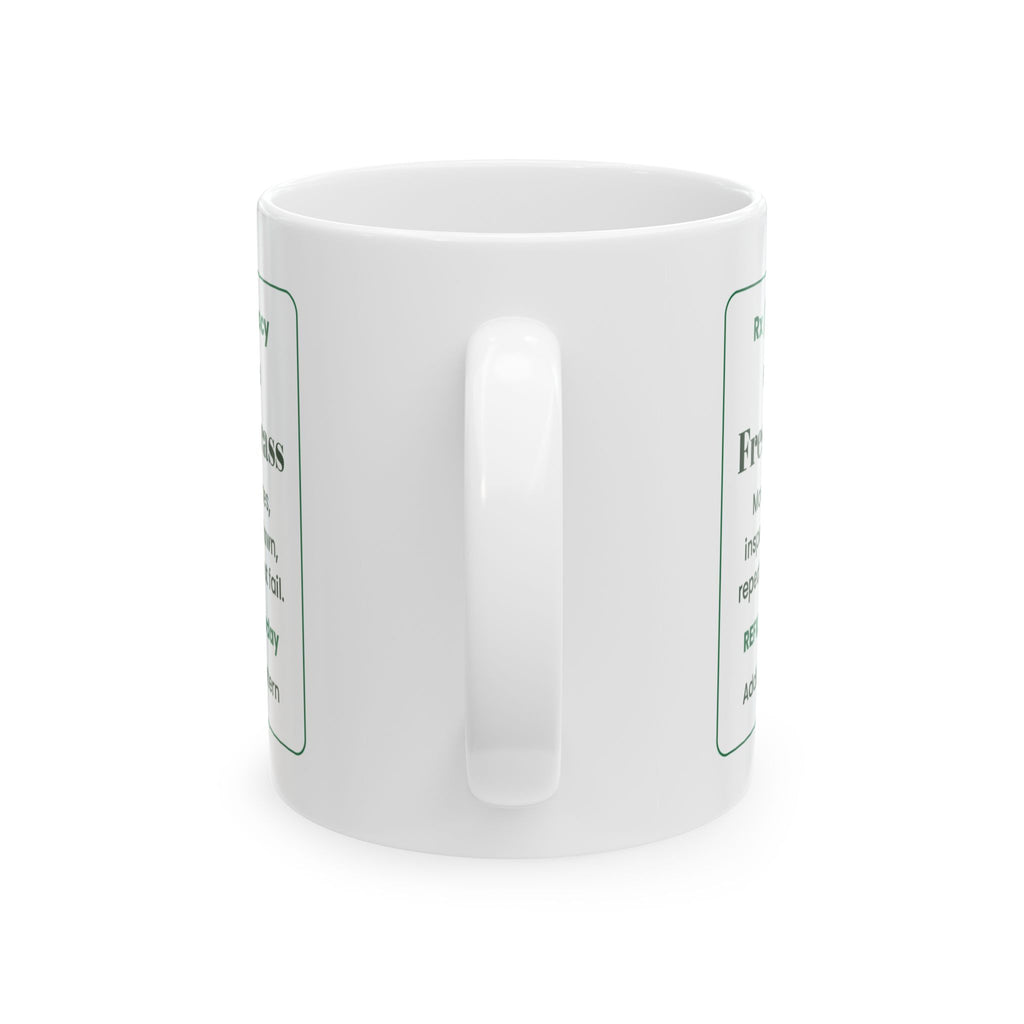 Funny Lawn Dad Coffee Mug Fresh Cut Prescription For Dad