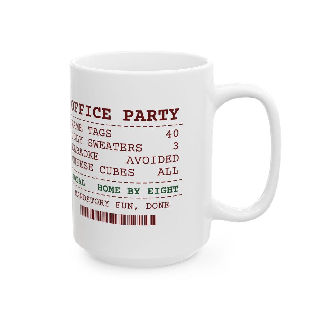 Funny Office Christmas Party Coffee Mug Office Party Receipt