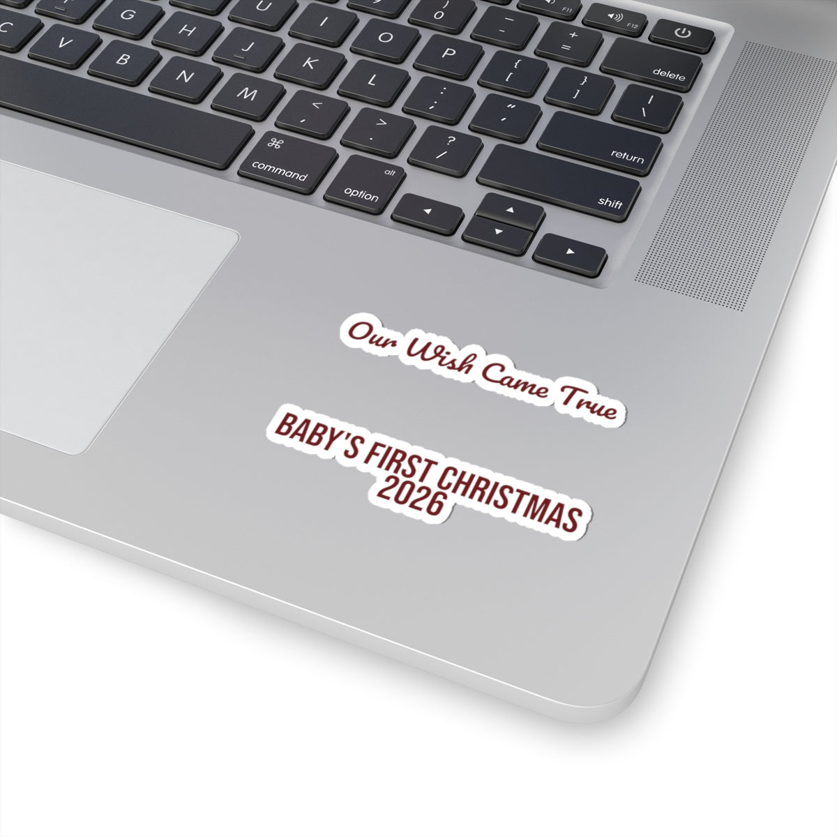 Christmas Sticker Our Wish Came True Baby's First Christmas 2026