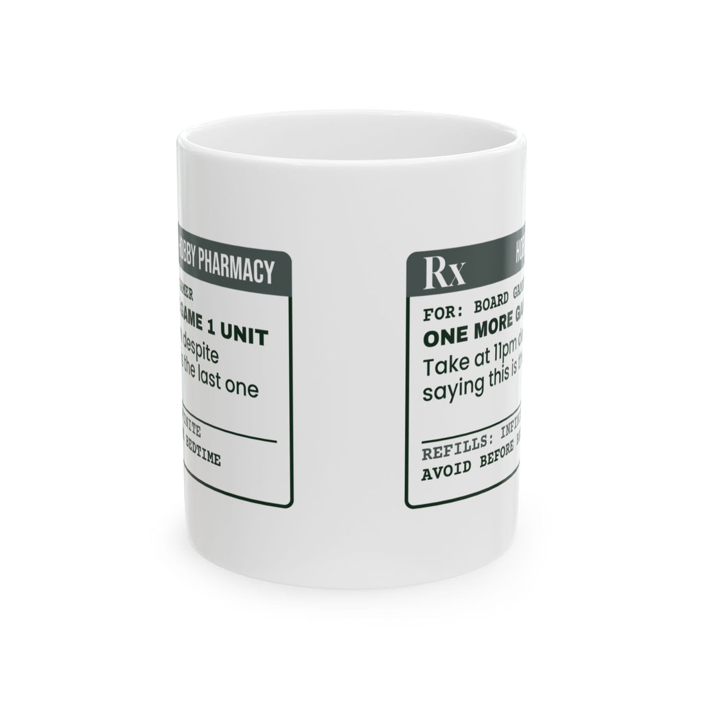 Board Game Coffee Mug One More Game Despite Saying Last
