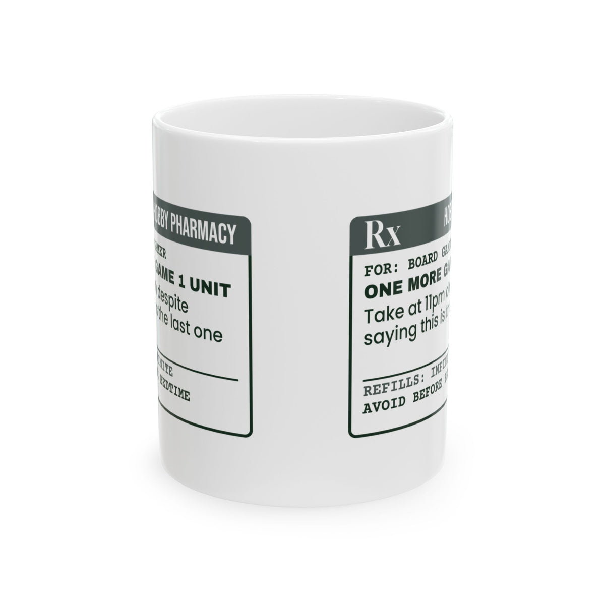 Board Game Coffee Mug One More Game Despite Saying Last