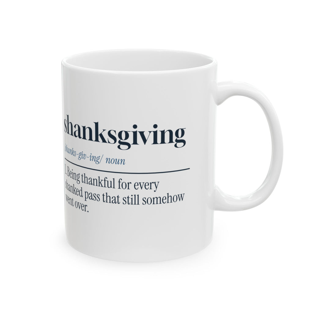 Funny Volleyball Coffee Mug Shanksgiving Definition For Players