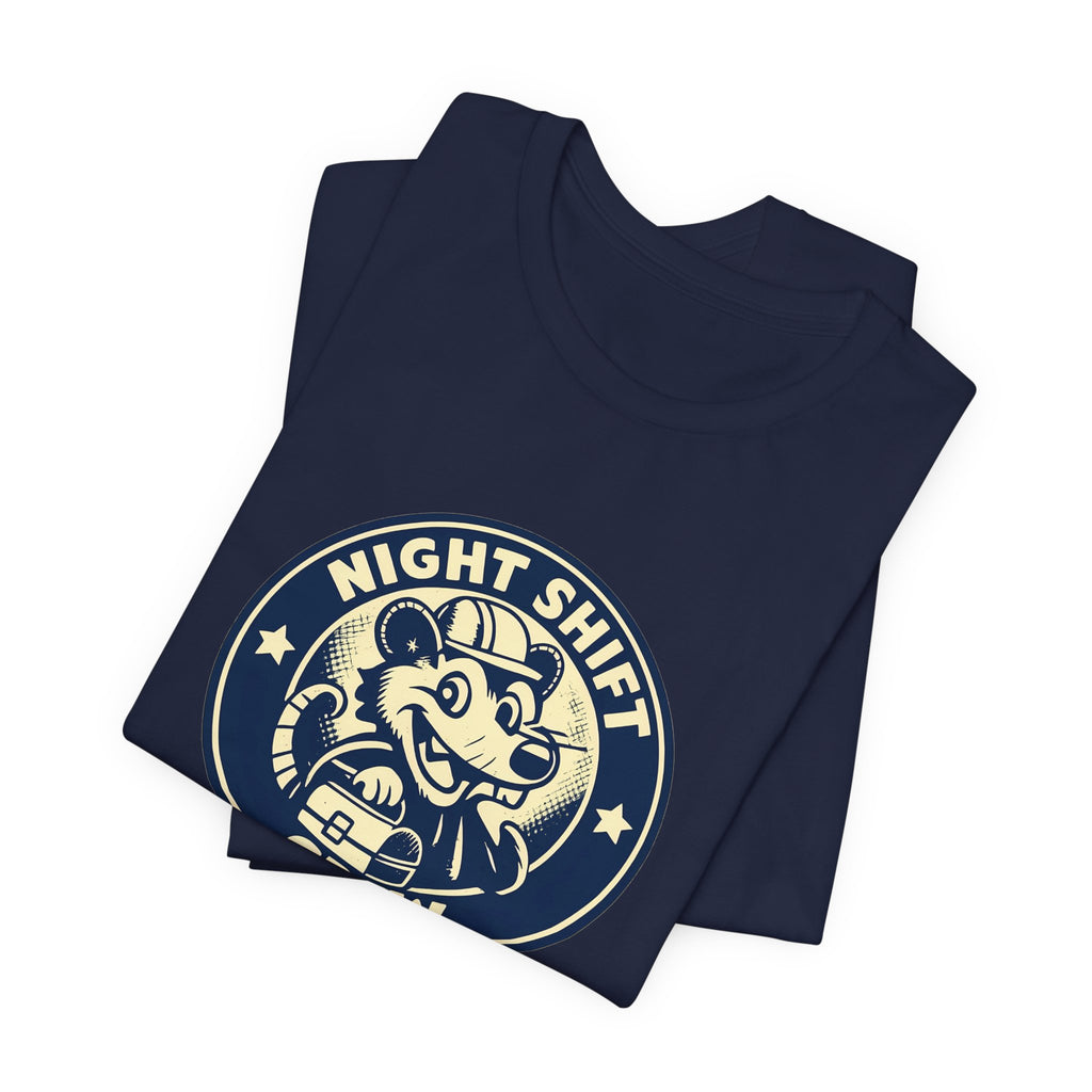 Night Shift Crew Funny Retro Possum Night Shift Worker Shirt