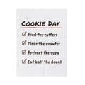 Funny Christmas Baking Throw Blanket Cookie Day Checklist For Bakers