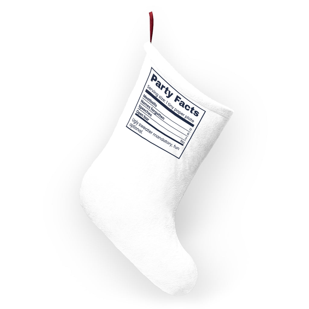 Funny Christmas Coworker Christmas Stocking Office Party Facts Label