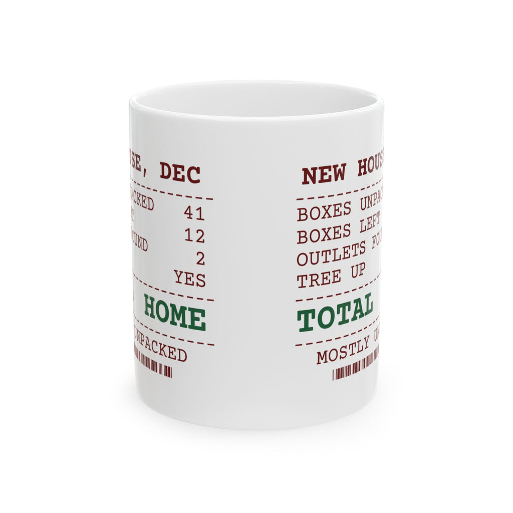Funny Christmas Coffee Mug Boxes Left 12 Tree Up Anyway New House