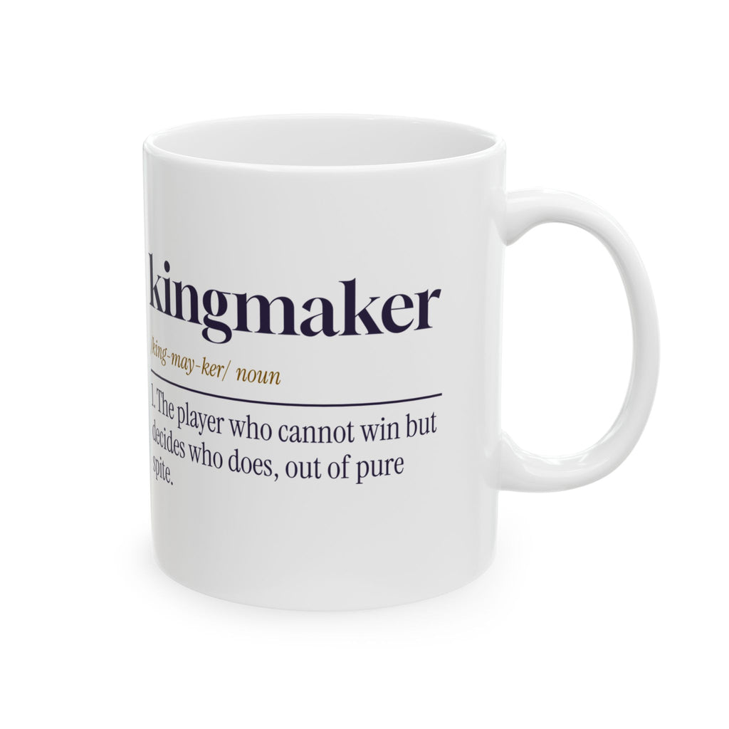 Funny Board Game Mug Kingmaker Dictionary Definition