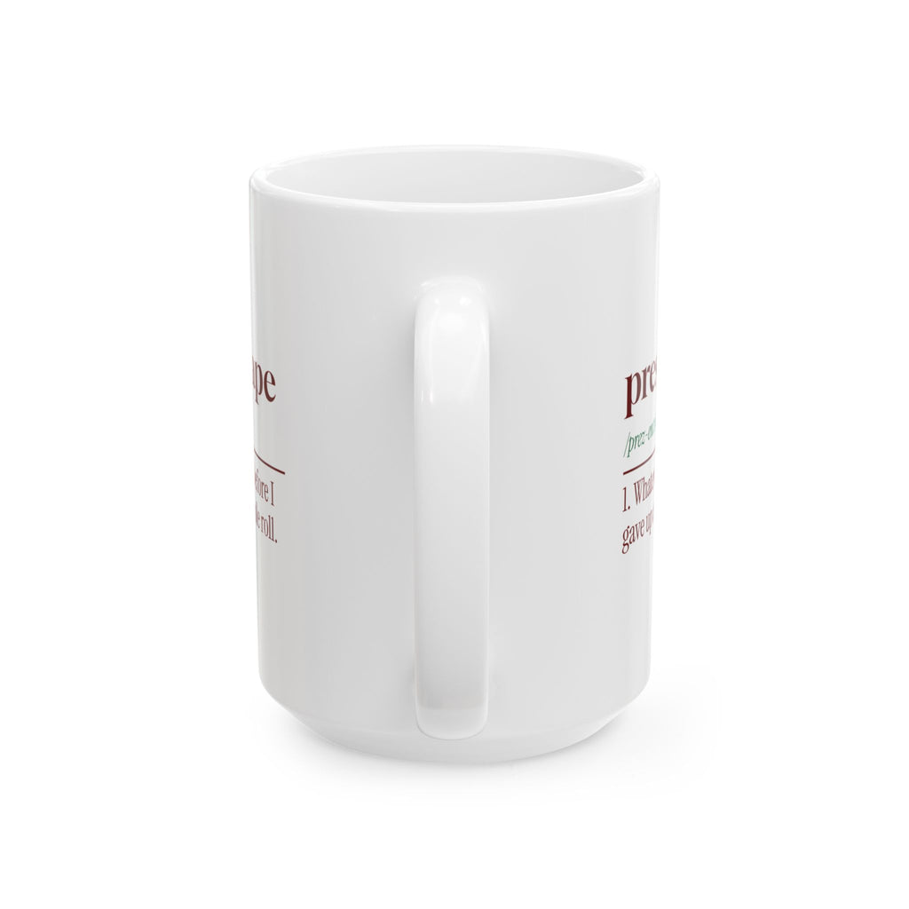 Funny Gift Wrapping Christmas Coffee Mug Present Shape Definition