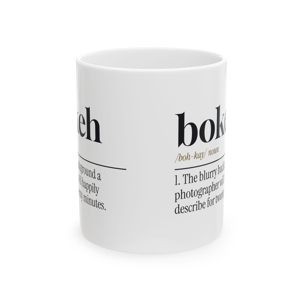 Funny Photography Coffee Mug Bokeh Dictionary Definition