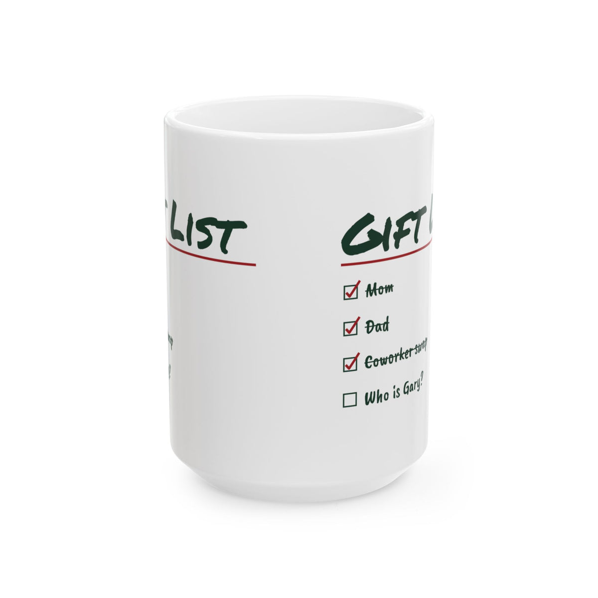 Funny Christmas Coffee Mug Gift List Who Is Gary For Shoppers