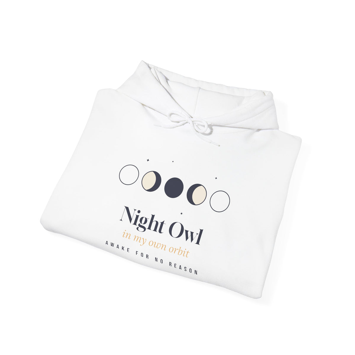 Night Owl Hoodie In My Own Orbit Moon Phases