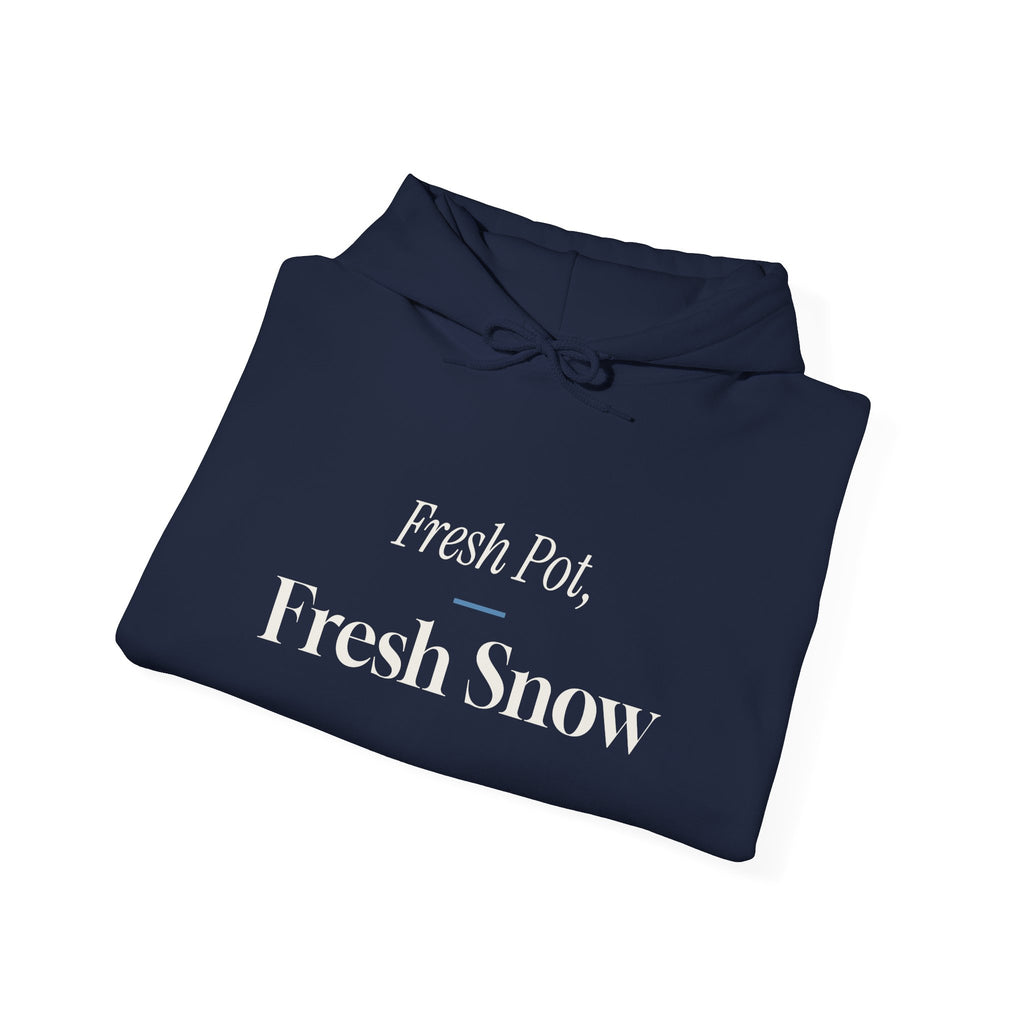 Christmas Hoodie Fresh Pot Fresh Snow Winter Morning