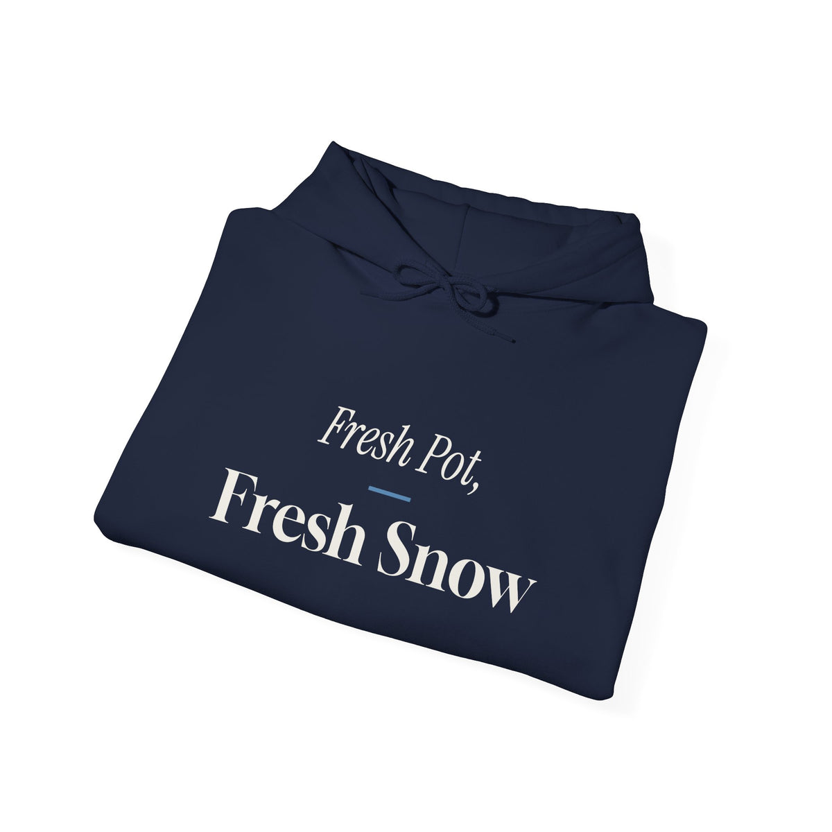 Christmas Hoodie Fresh Pot Fresh Snow Winter Morning