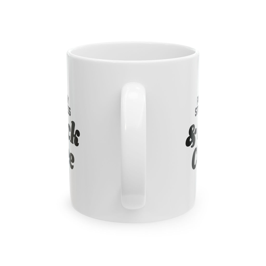 Funny Coffee Mug Powered By Stubbornness For Daughter