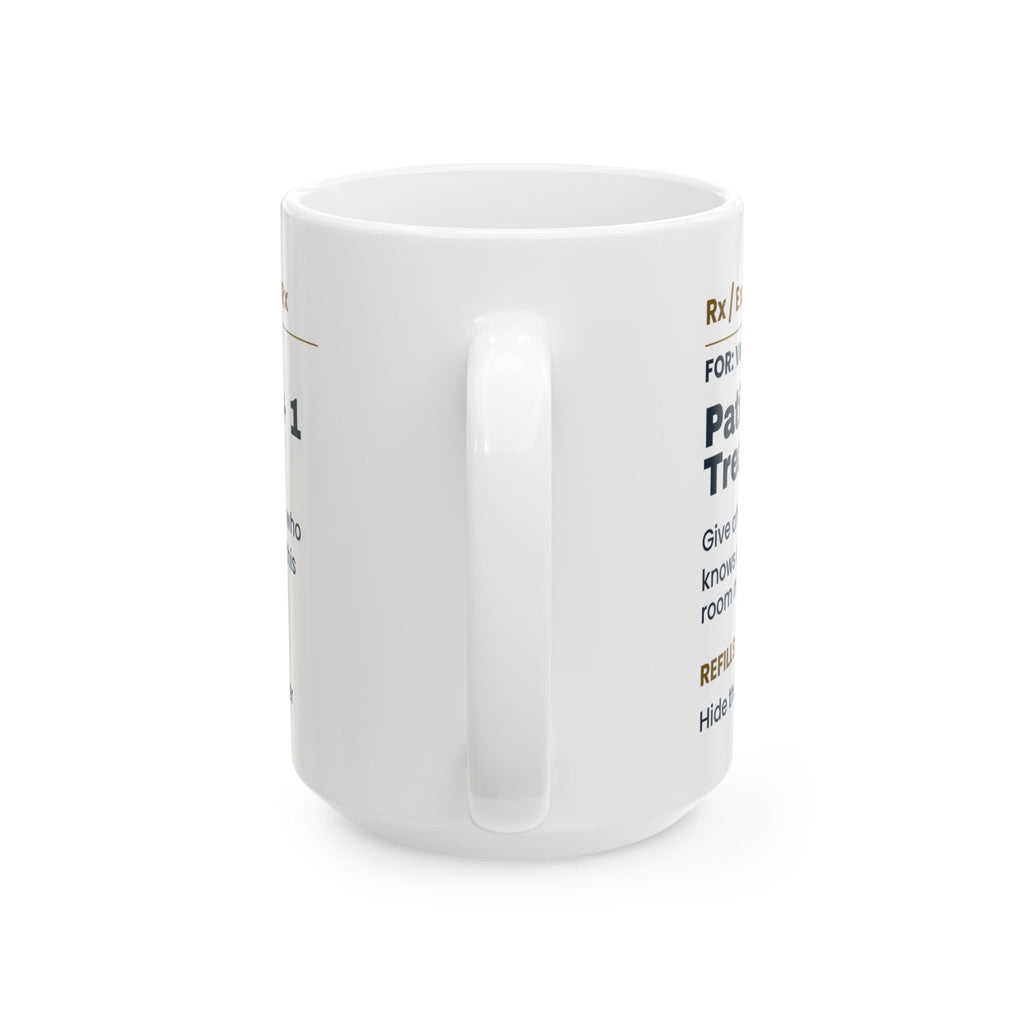 Funny Veterinarian Coffee Mug Patience Prescription For Vets