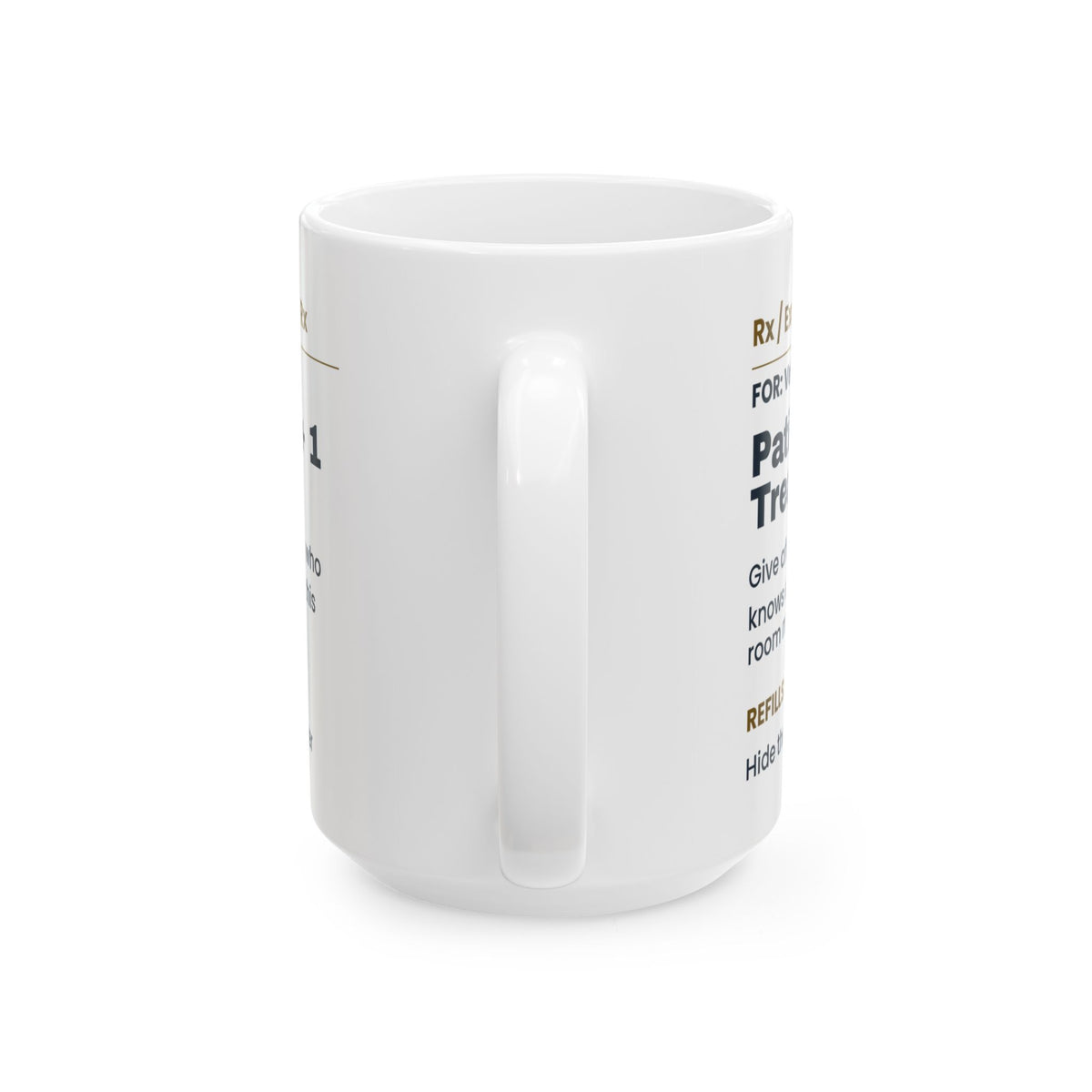 Funny Veterinarian Coffee Mug Patience Prescription For Vets
