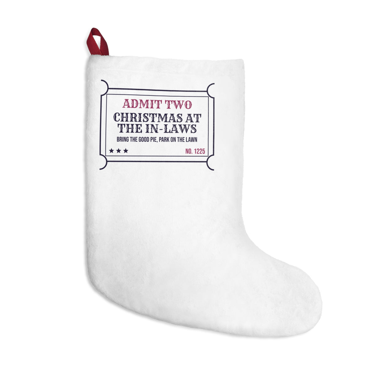 Funny Christmas Stocking Christmas At The In-Laws Ticket