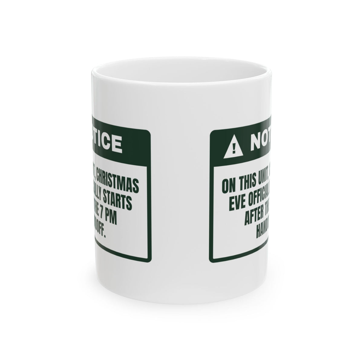 Funny Christmas Coffee Mug Christmas Eve Starts After Handoff For Nurses